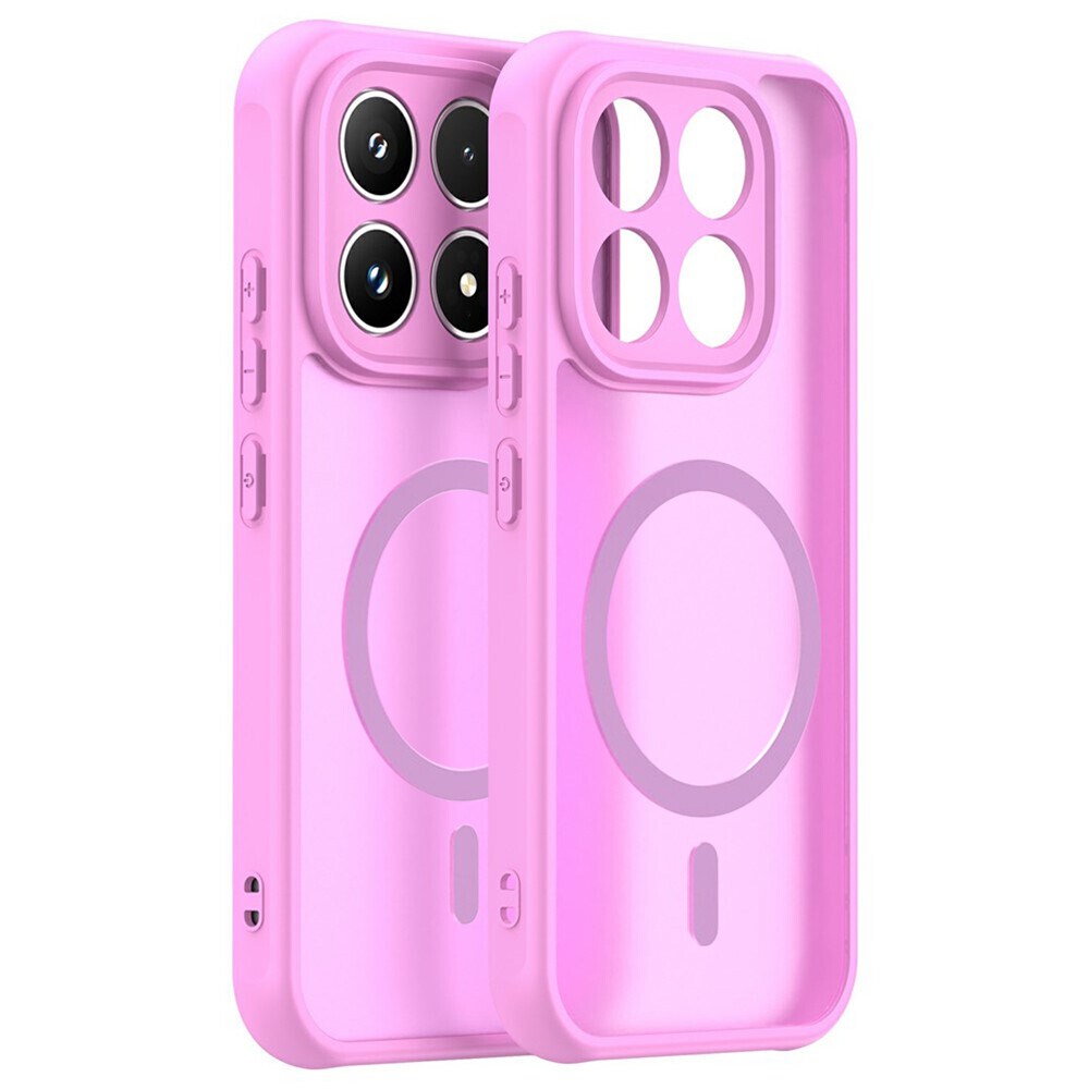 Kryt Techsuit HaloFrost II MagSafe pro Xiaomi 17 růžový