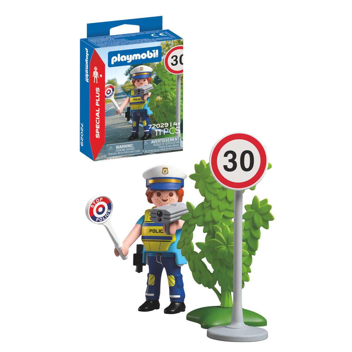 Playmobil Policajt s radarem