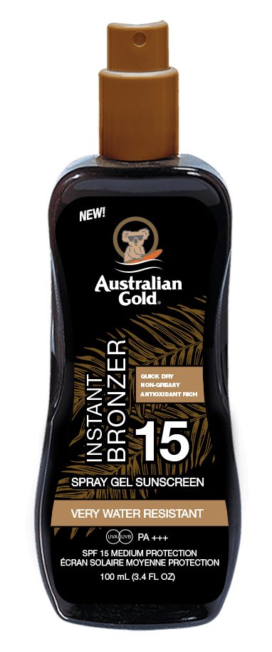 AUSTRALIAN GOLD SPF 15 Spray gel Bronzer 100 ml