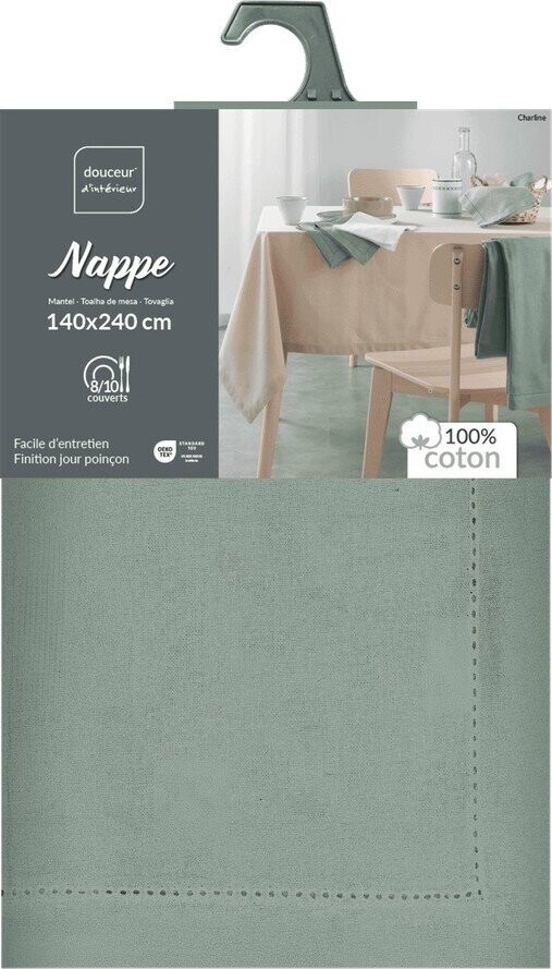 Bavlněný pratelný ubrus 140x240 cm Charline – douceur d'intérieur