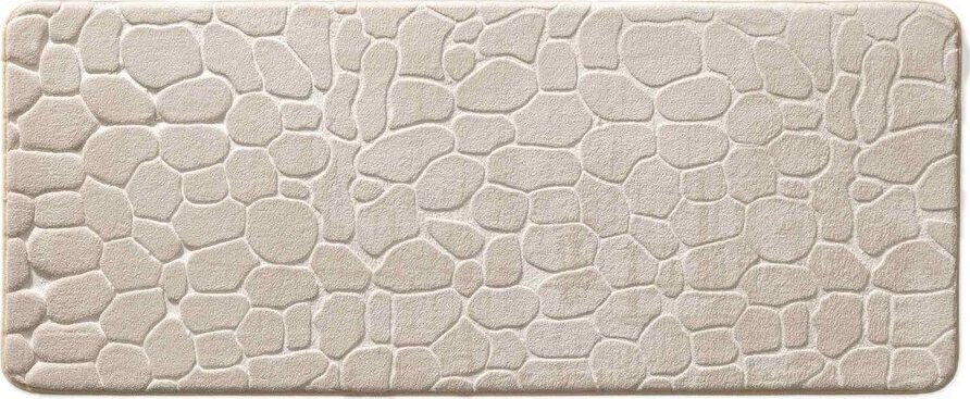 Béžová textilní koupelnová předložka 50x120 cm Ricochet – douceur d'intérieur