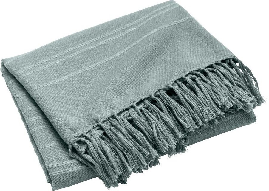 Zelený bavlněný přehoz 125x150 cm Lilia – douceur d'intérieur