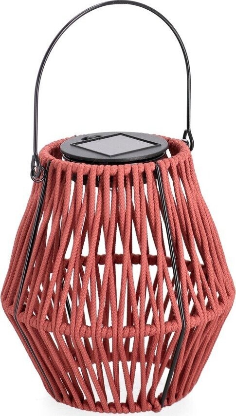 Červená solární LED lucerna (výška 17 cm) Juny – Yes Everyday