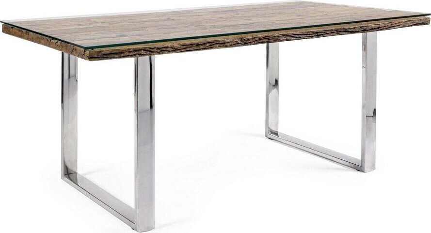 Jídelní stůl se skleněnou deskou 90x180 cm Stanton – Bizzotto