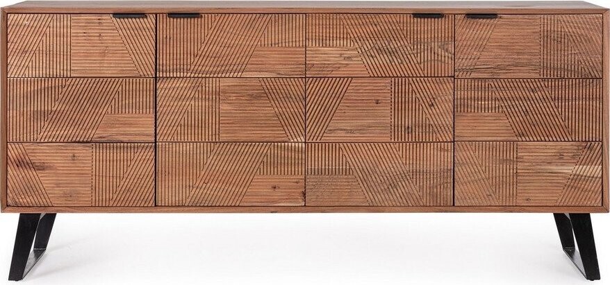 Komoda z masivu akácie v přírodní barvě 175x80x40 cm Isar – Bizzotto