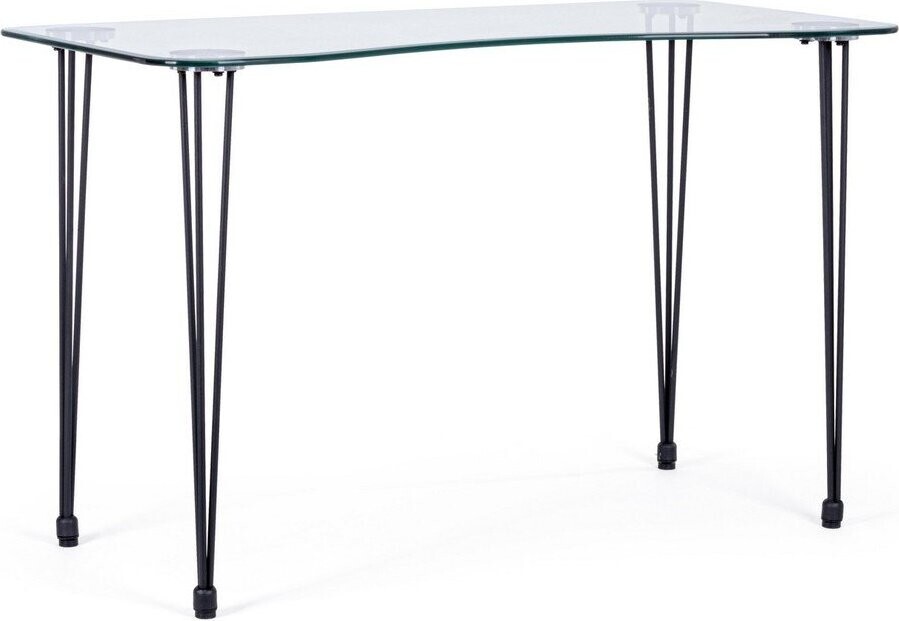 Pracovní stůl se skleněnou deskou 60x120 cm Rondo – Bizzotto