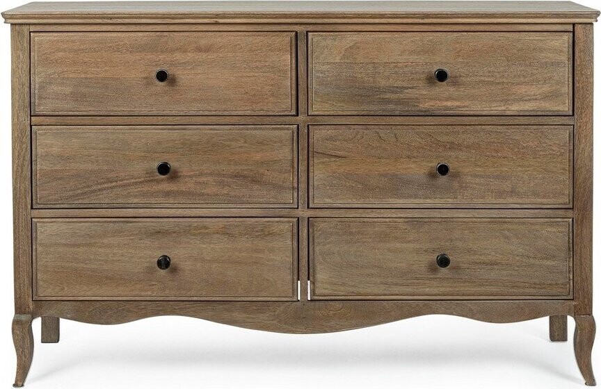 Komoda z mangového dřeva v tmavě přírodní barvě 125x80x42 cm Domitille – Bizzotto