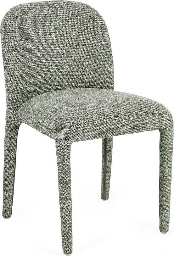 Zelená jídelní židle z materiálu bouclé Antara – Bizzotto