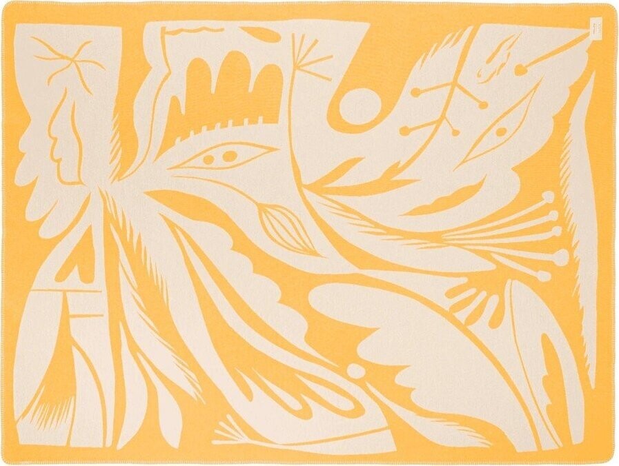 Žlutá deka 165x200 cm Lino – noo.ma