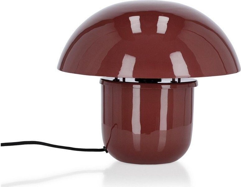 Vínová kovová stolní lampa s kovovým stínidlem (výška 27 cm) Koppel – Bizzotto
