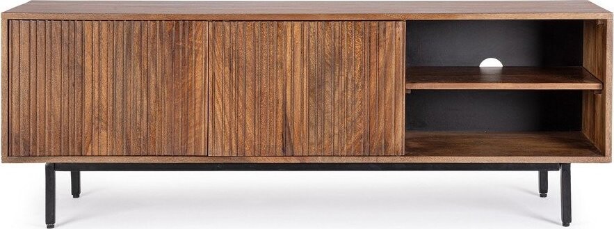 TV stolek z mangového dřeva v přírodní barvě 140x50x40 cm Tadita – Bizzotto