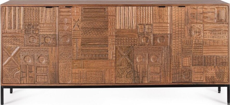 Komoda z mangového dřeva v přírodní barvě 180x80x42 cm Kindia – Bizzotto