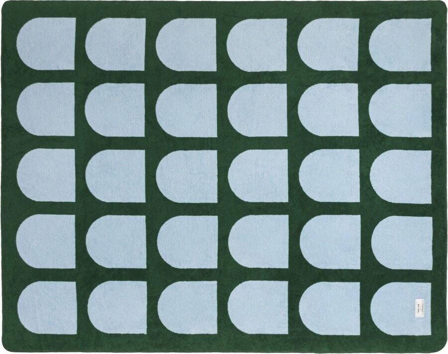 Zelená/modrá deka 150x200 cm Gilli – noo.ma