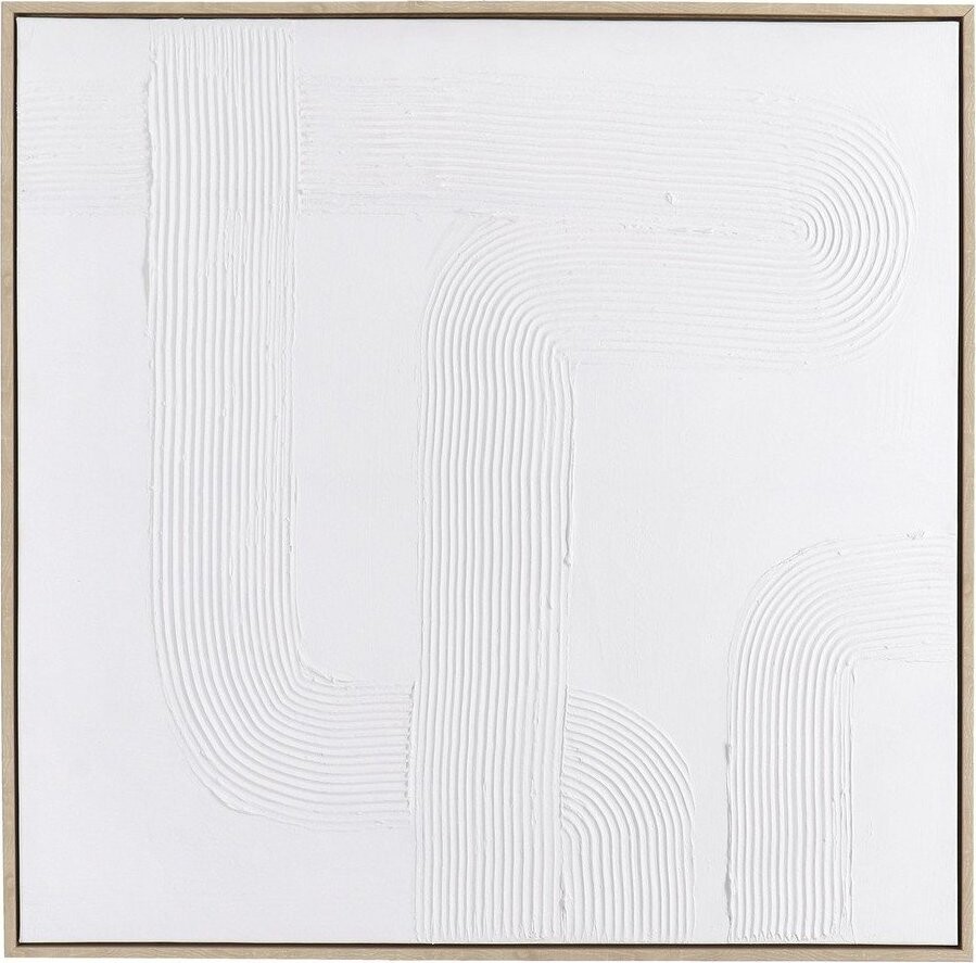 Ručně malovaný obraz s rámem/na plátně 83x83 cm Texture – Bizzotto