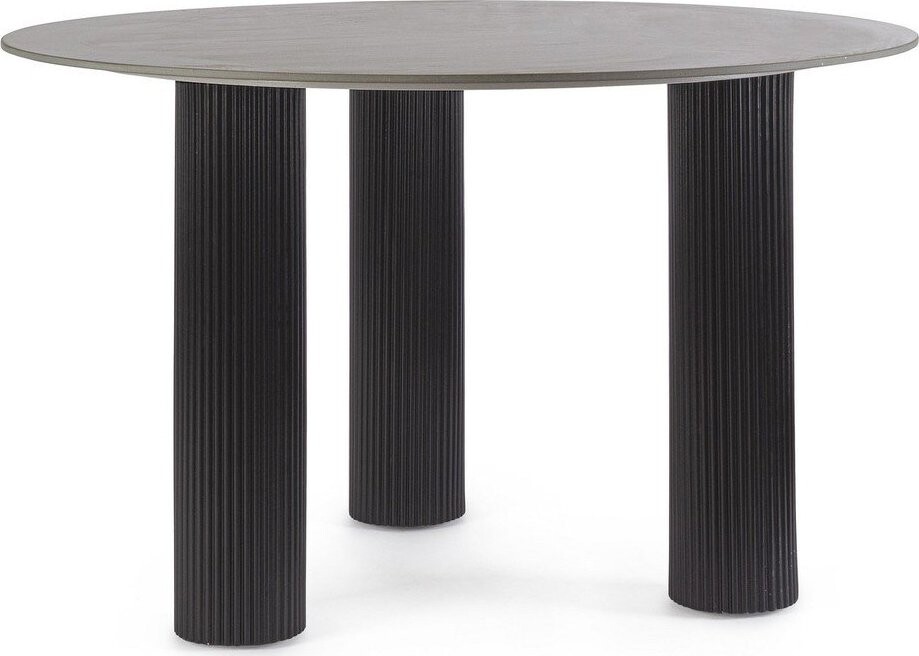 Kulatý jídelní stůl s deskou v dekoru mramoru ø 120 cm Bamira – Yes Everyday