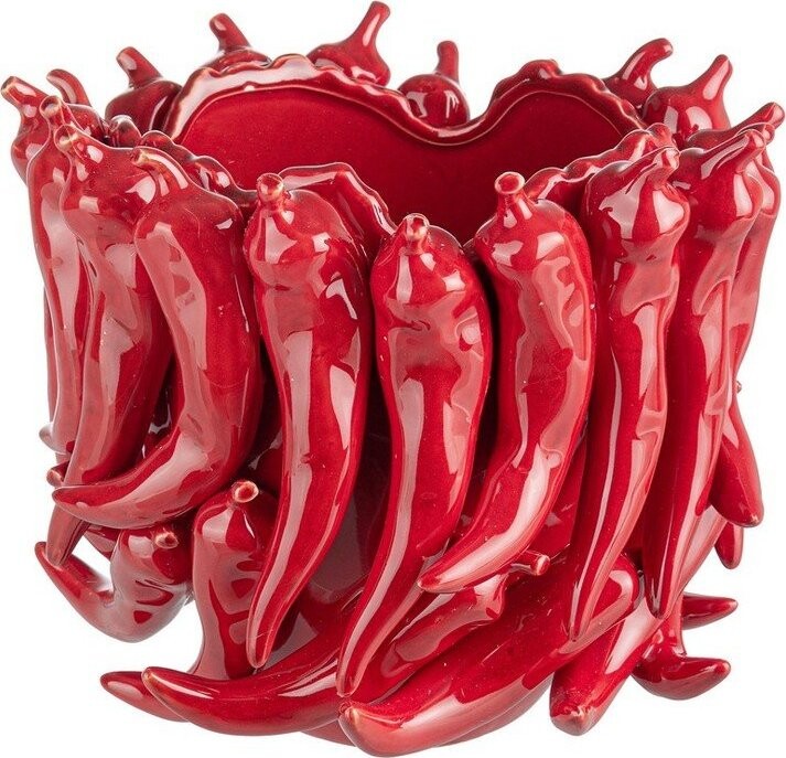 Keramický ručně vyrobený obal na květináč ø 25,5 cm Spicy – Bizzotto