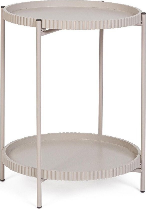 Kovový kulatý odkládací stolek ø 42 cm Herdys – Yes Everyday