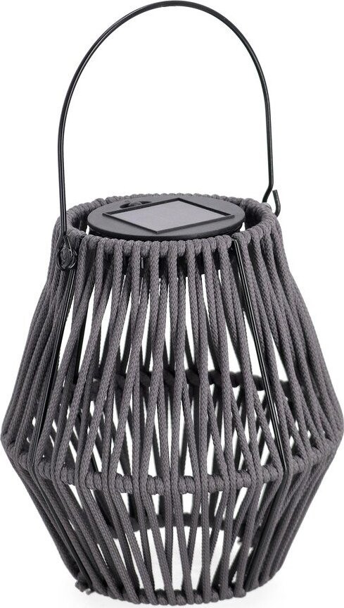 Šedá solární LED lucerna (výška 17 cm) Juny – Yes Everyday