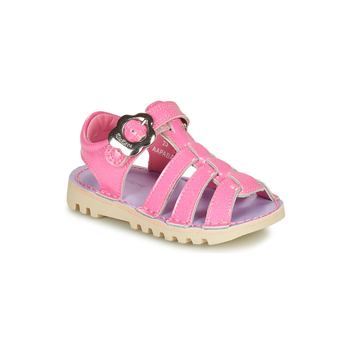 Kickers  KICK FLEUR SANDAL PATL IF PNK  Růžová