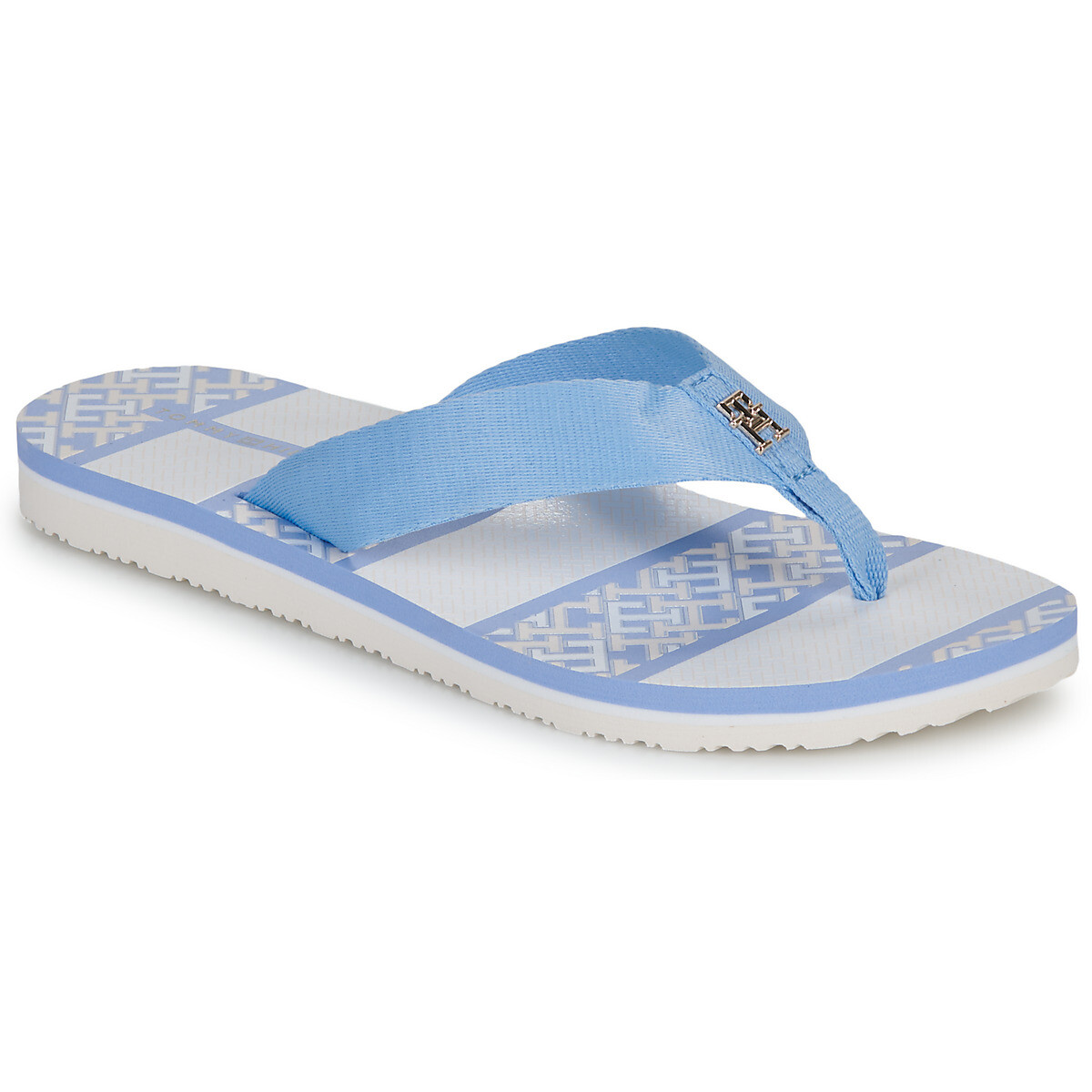 Tommy Hilfiger  TH MONOGRAM ESSENTIAL SANDAL  Modrá