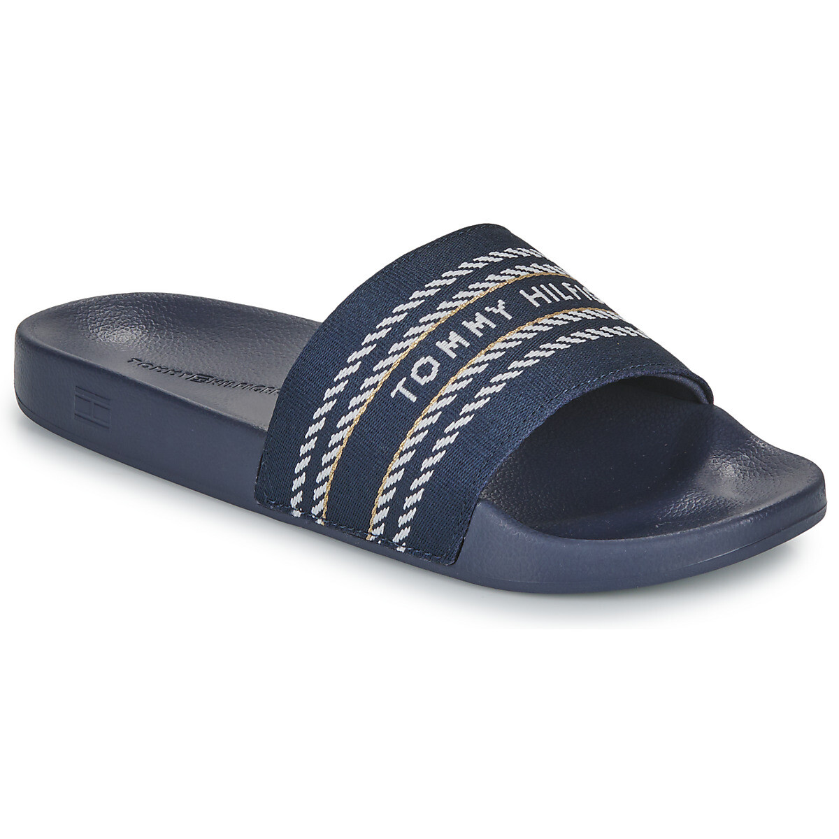 Tommy Hilfiger  TOMMY WEBBING SLIDE  Tmavě modrá