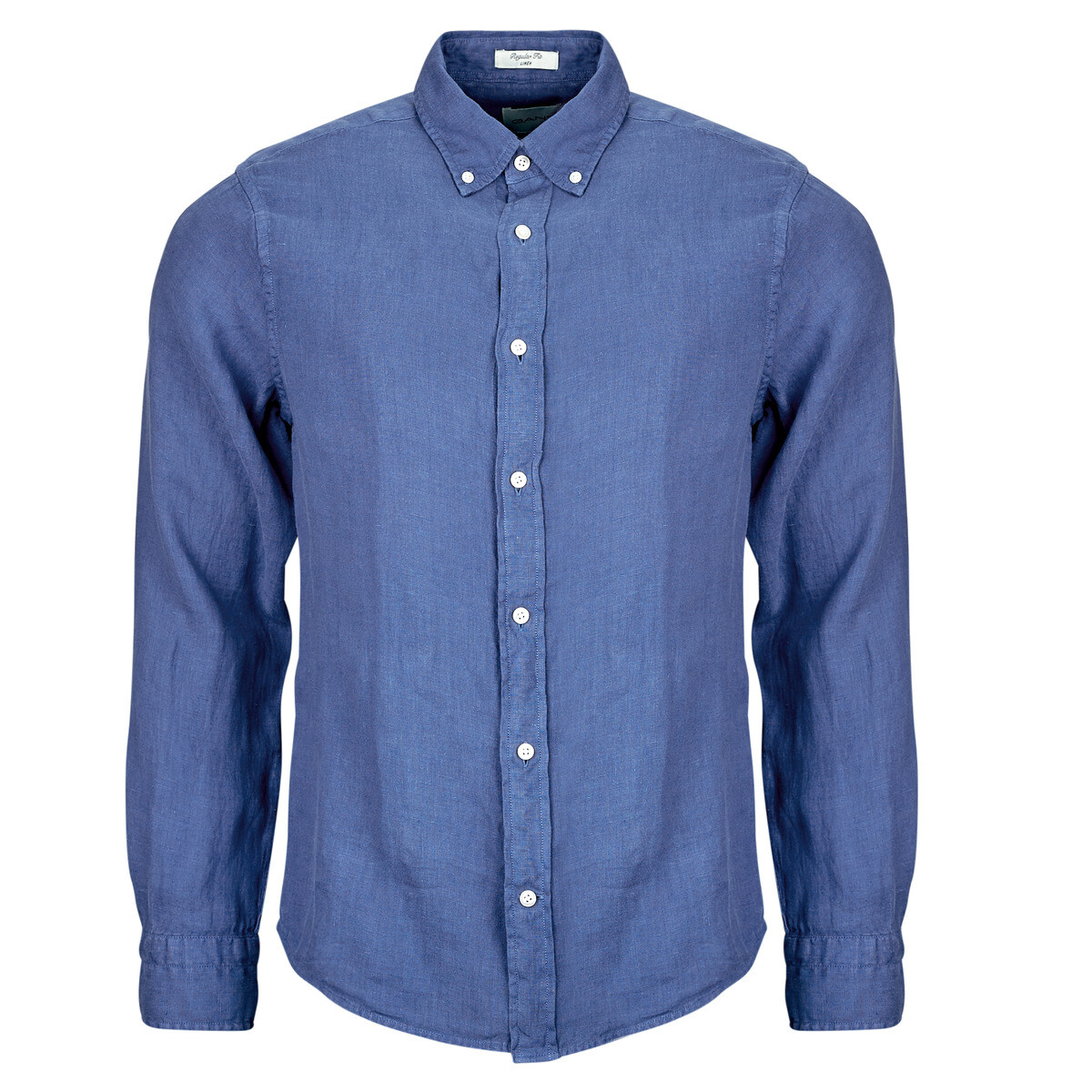Gant  REG GMNT DYED LINEN SHIRT  Modrá