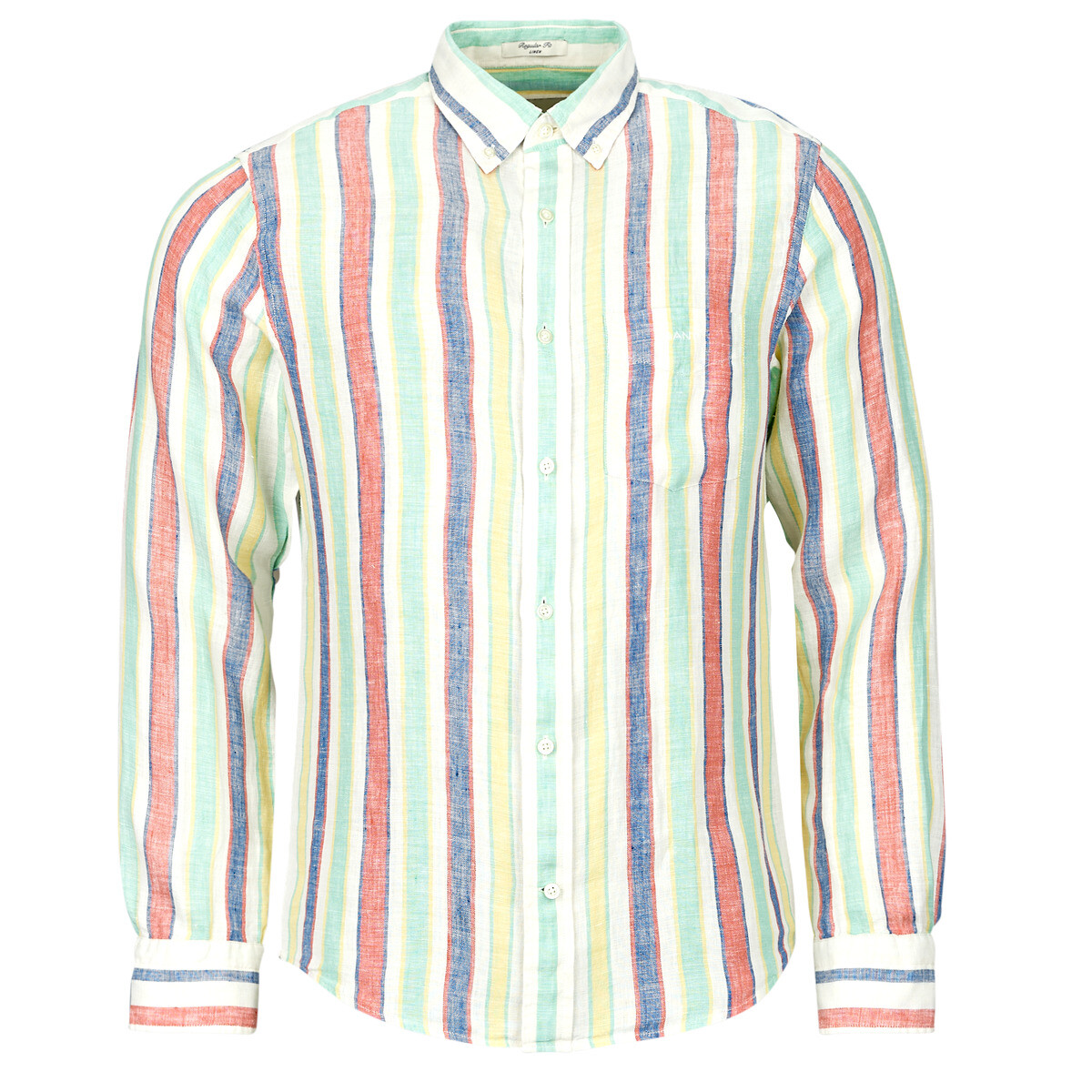 Gant  REG MULTISTRIPE LINEN SHIRT  ruznobarevne