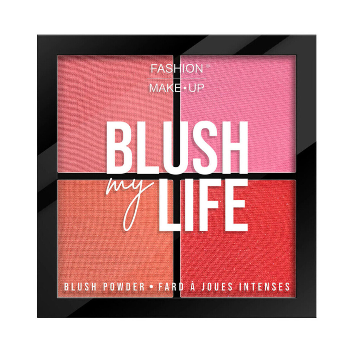 Fashion Make Up  Blush My Life Palette - 01 Peach Please!  Béžová