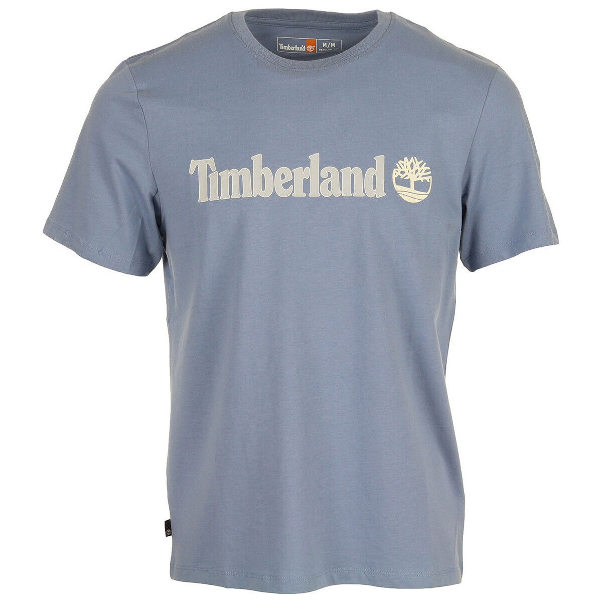 Timberland  Linear Logo Short Sleev  Modrá