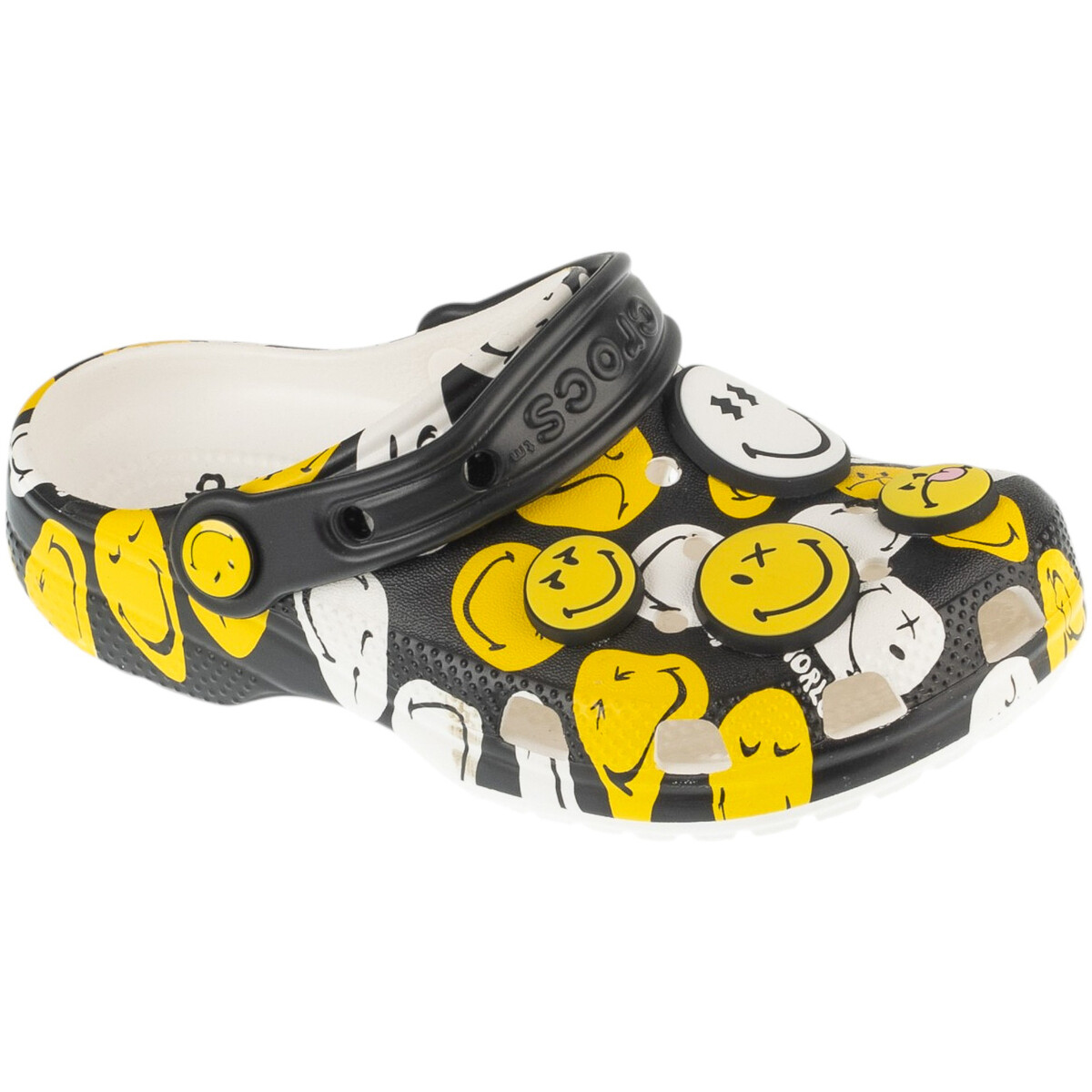 Crocs  Classic Smiley Clog K  Černá