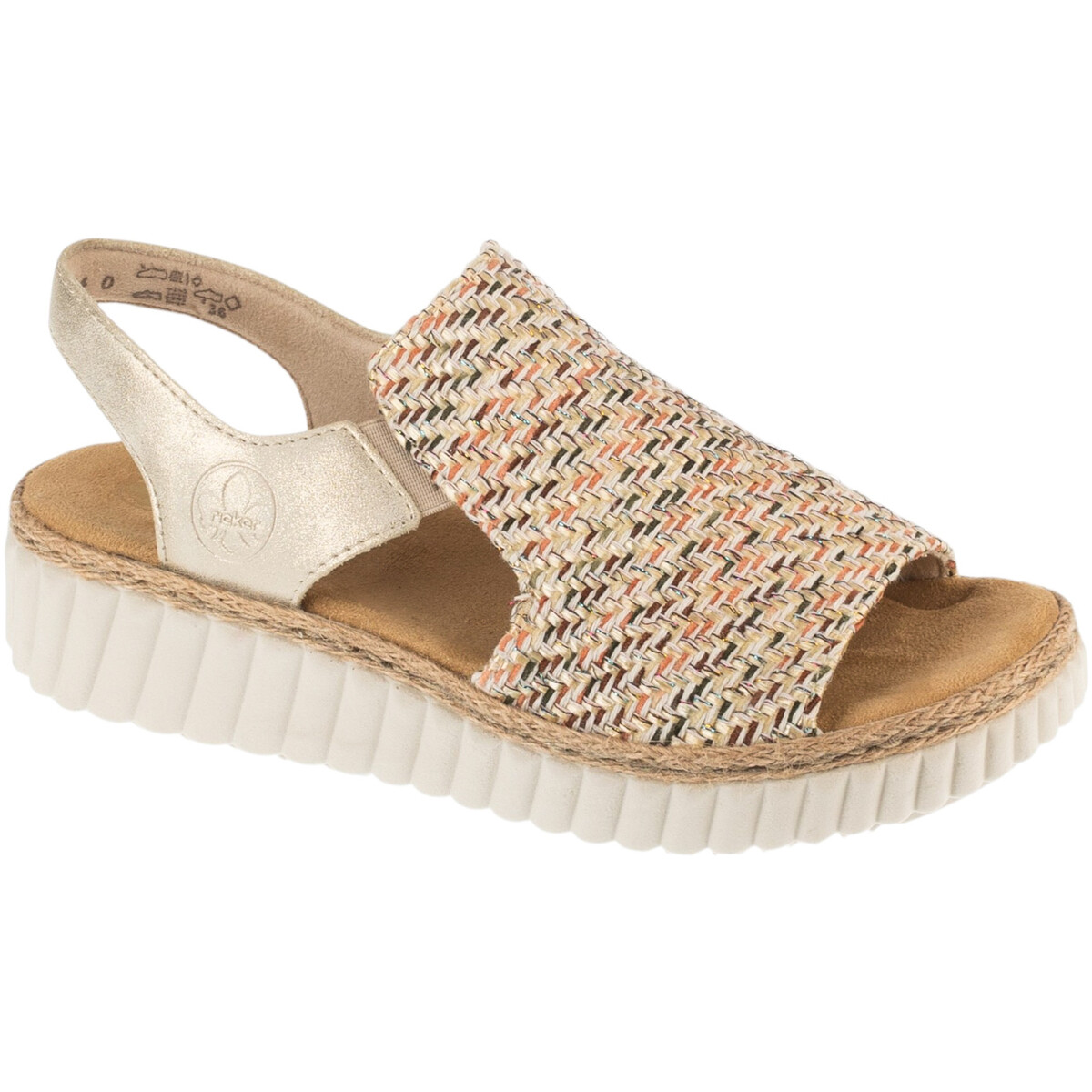 Rieker  Sandals 62741  Béžová
