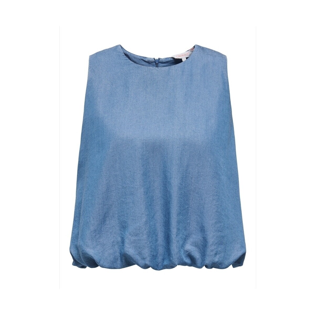 Only  Top Charis Life - Medium Blue Denim  Modrá