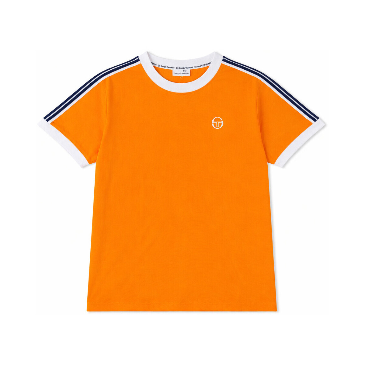 Sergio Tacchini  Pino Ringer T-Shirt Orange Pepper/White  Oranžová