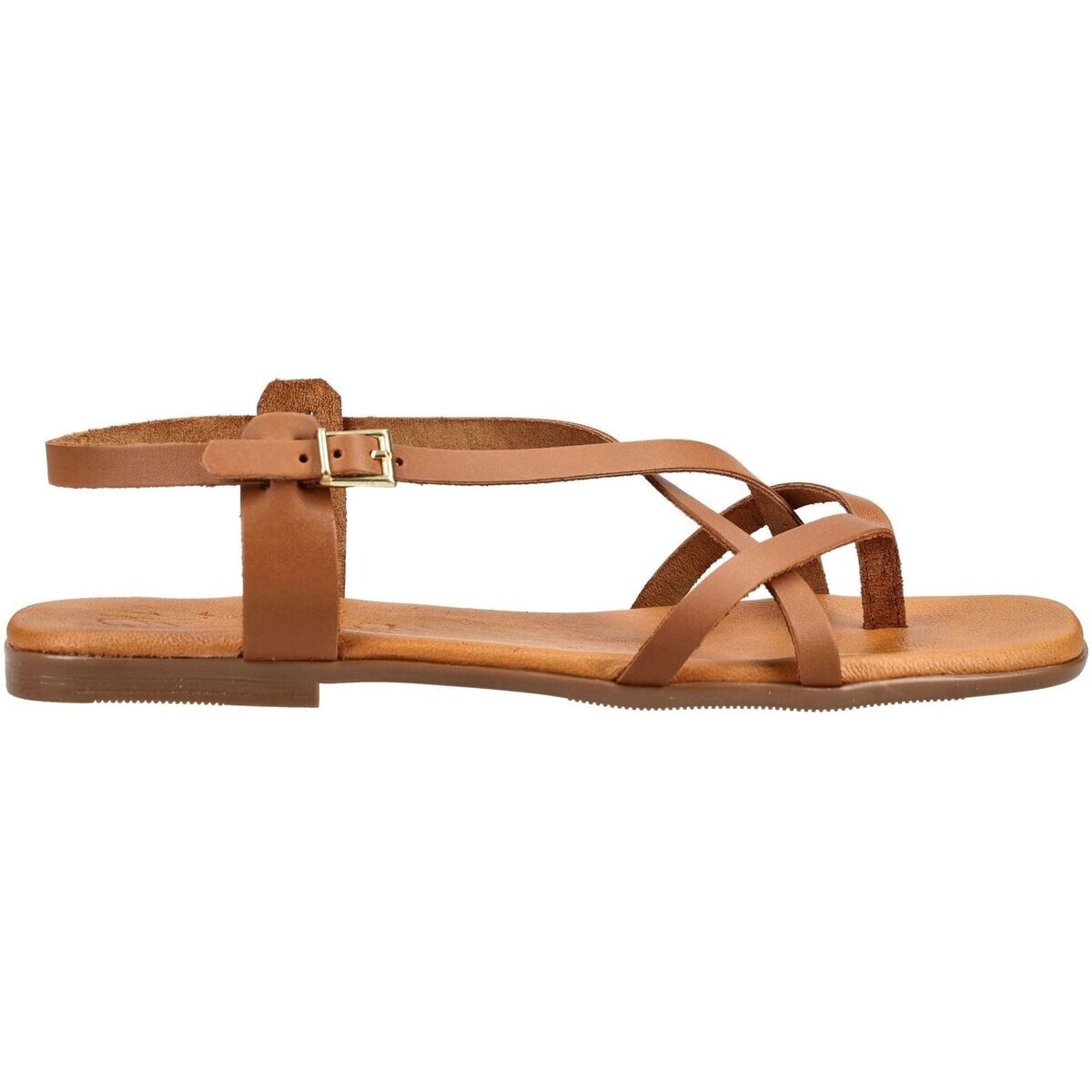 Oh My Sandals  Zehensteg  Hnědá
