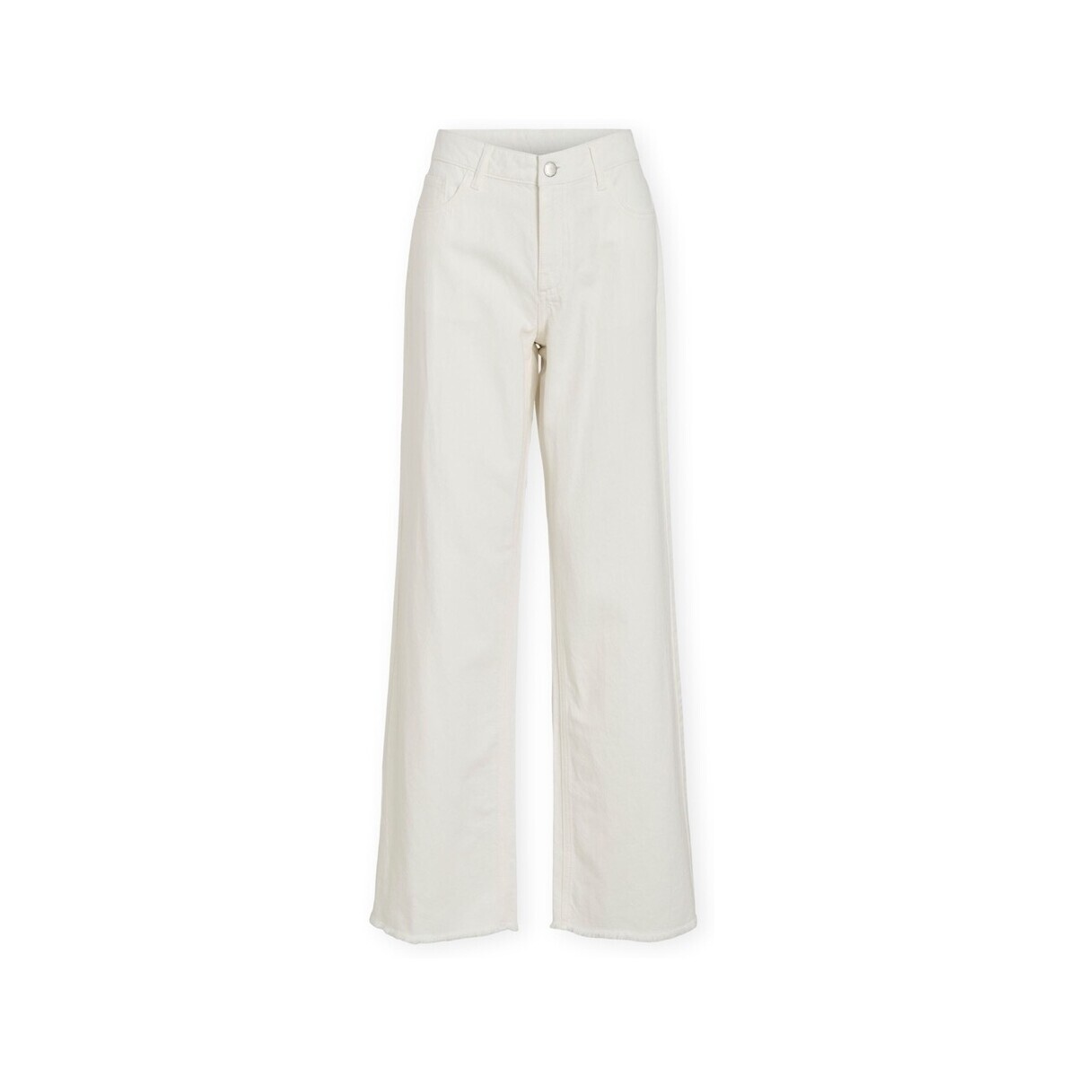Vila  Palma Wide Jeans - Snow White  Bílá