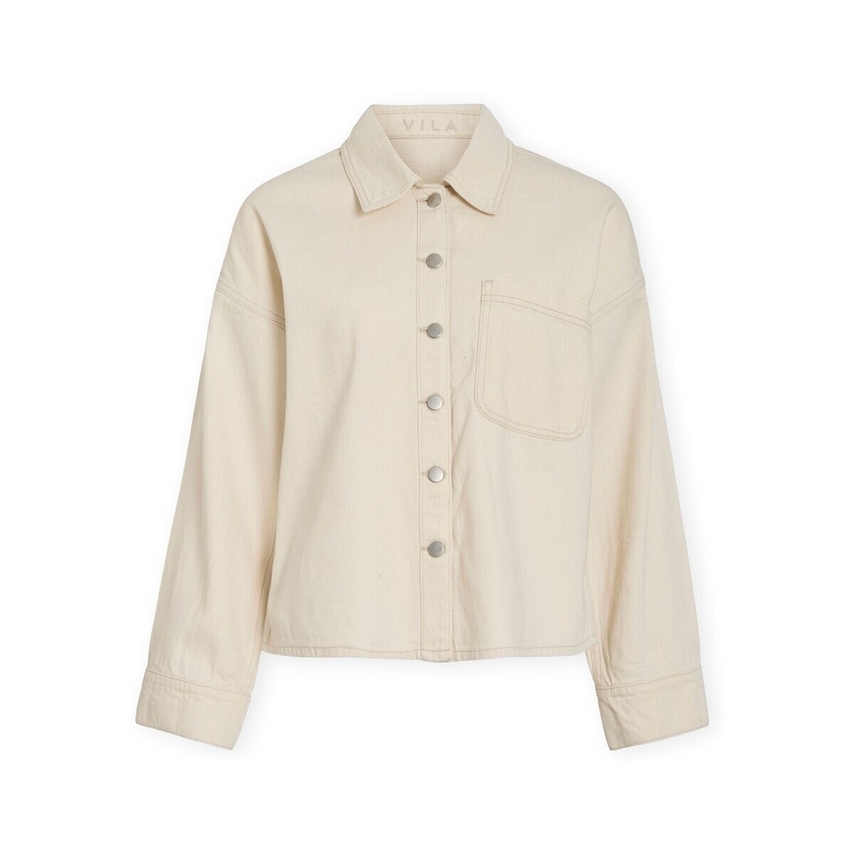 Vila  Maj Denim Jacket - Ecru  Béžová