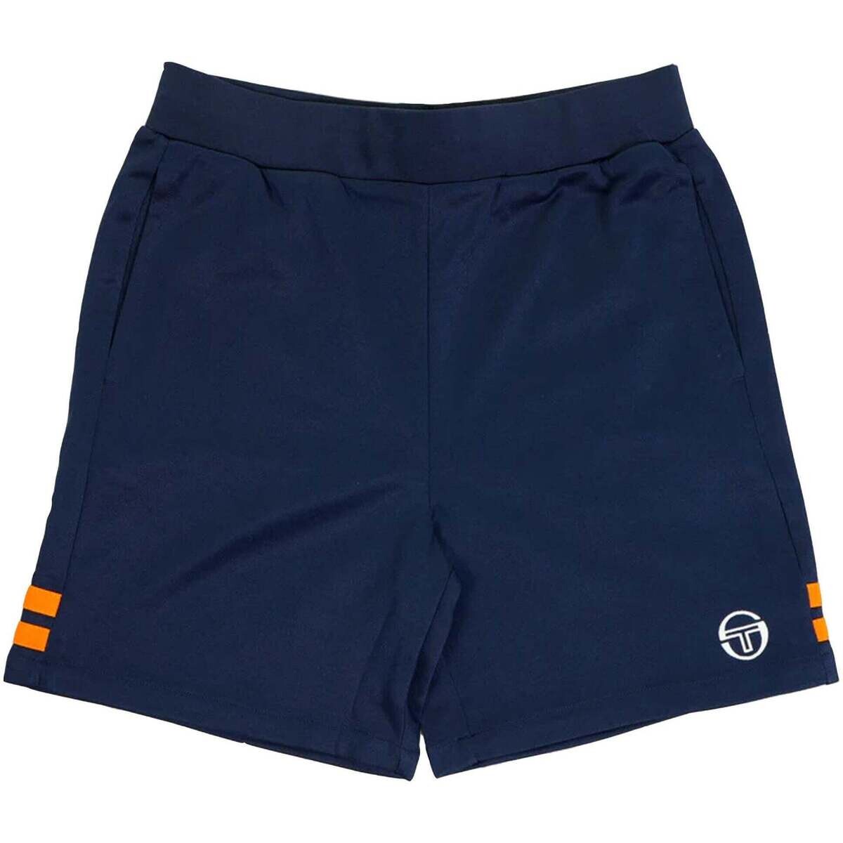 Sergio Tacchini  New Orion Shorts Maritime Blue/Orange Pepper  Modrá