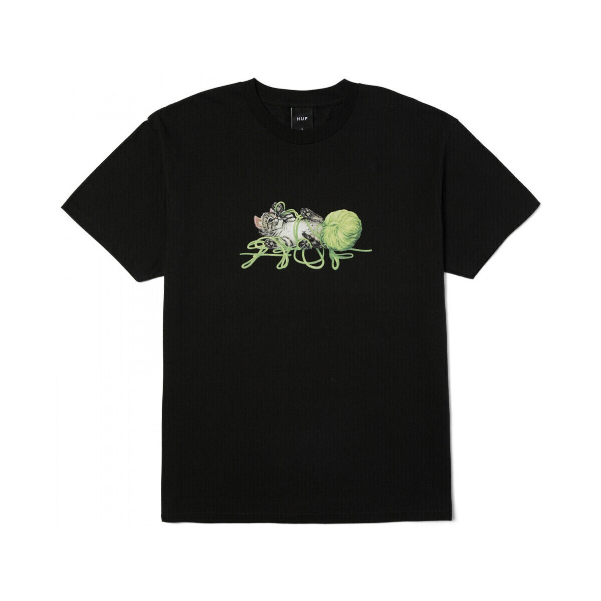 Huf  T-shirt paws ss  Černá