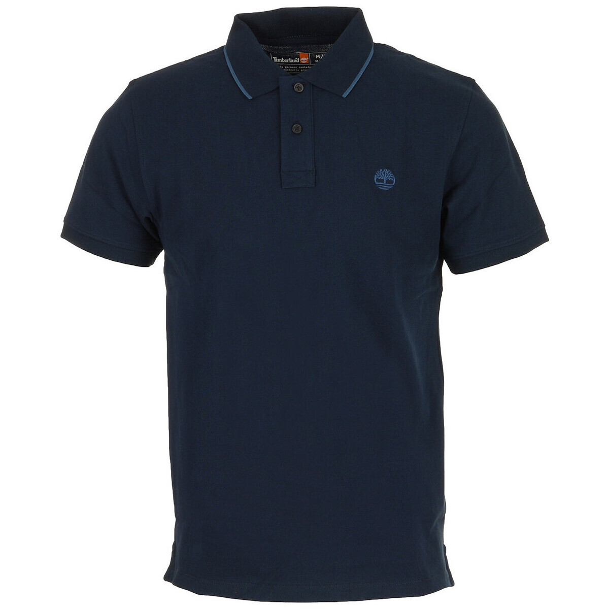 Timberland  Printed Neck Short Slee  Modrá