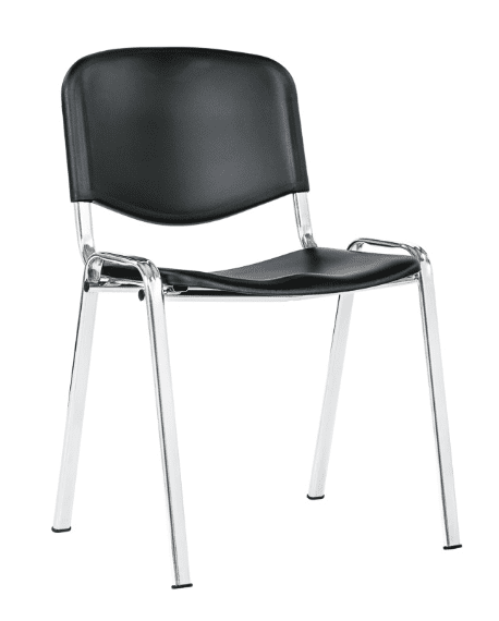 Konferenční židle TAURUS PC ISO - plast, černá Antares