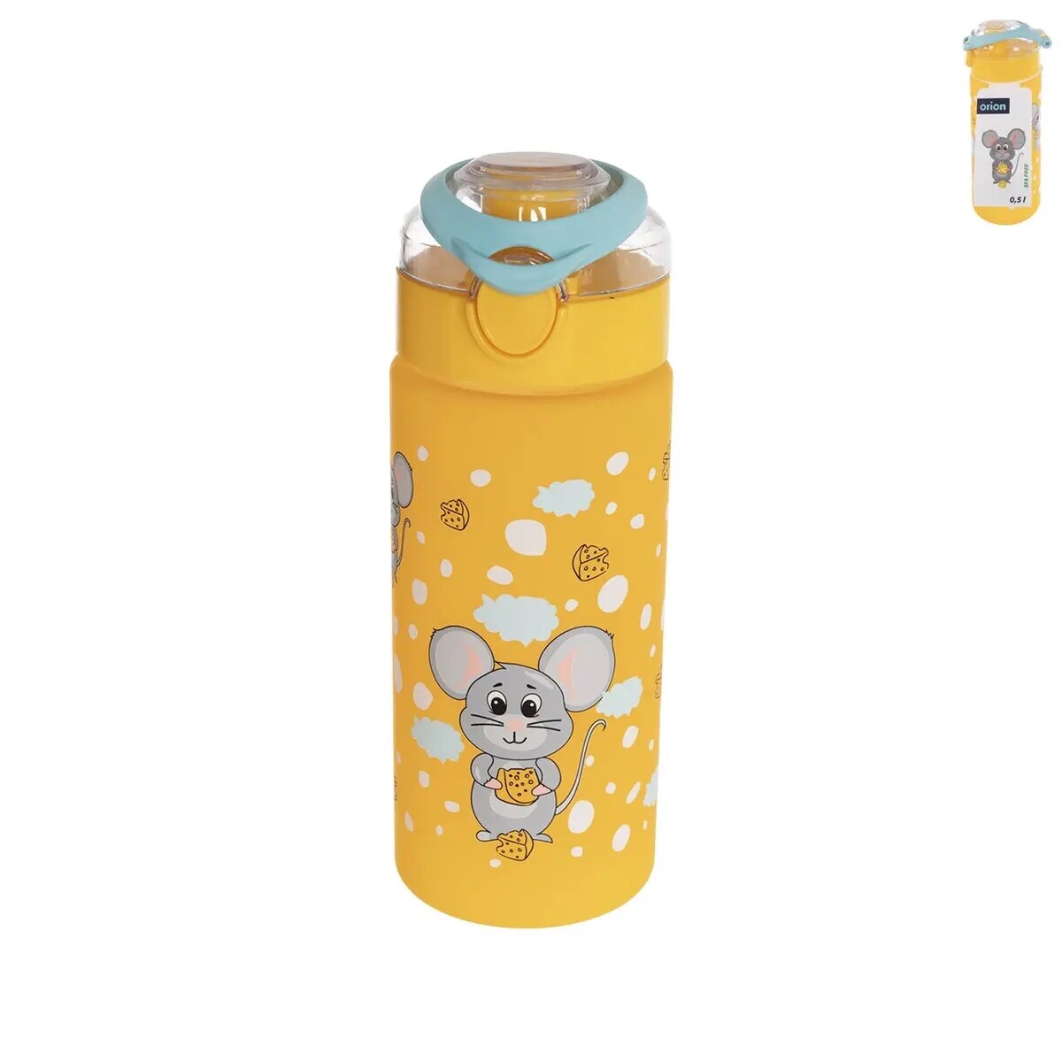 ORION Láhev sportovní tritan 500ml  SAGA MYŠKA