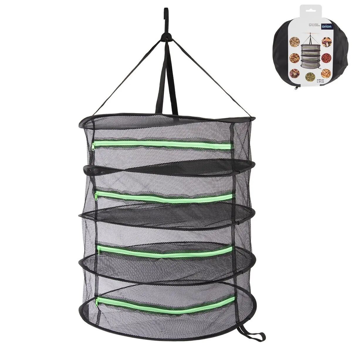 ORION Síť na sušení závěsná 60cm 4 patra