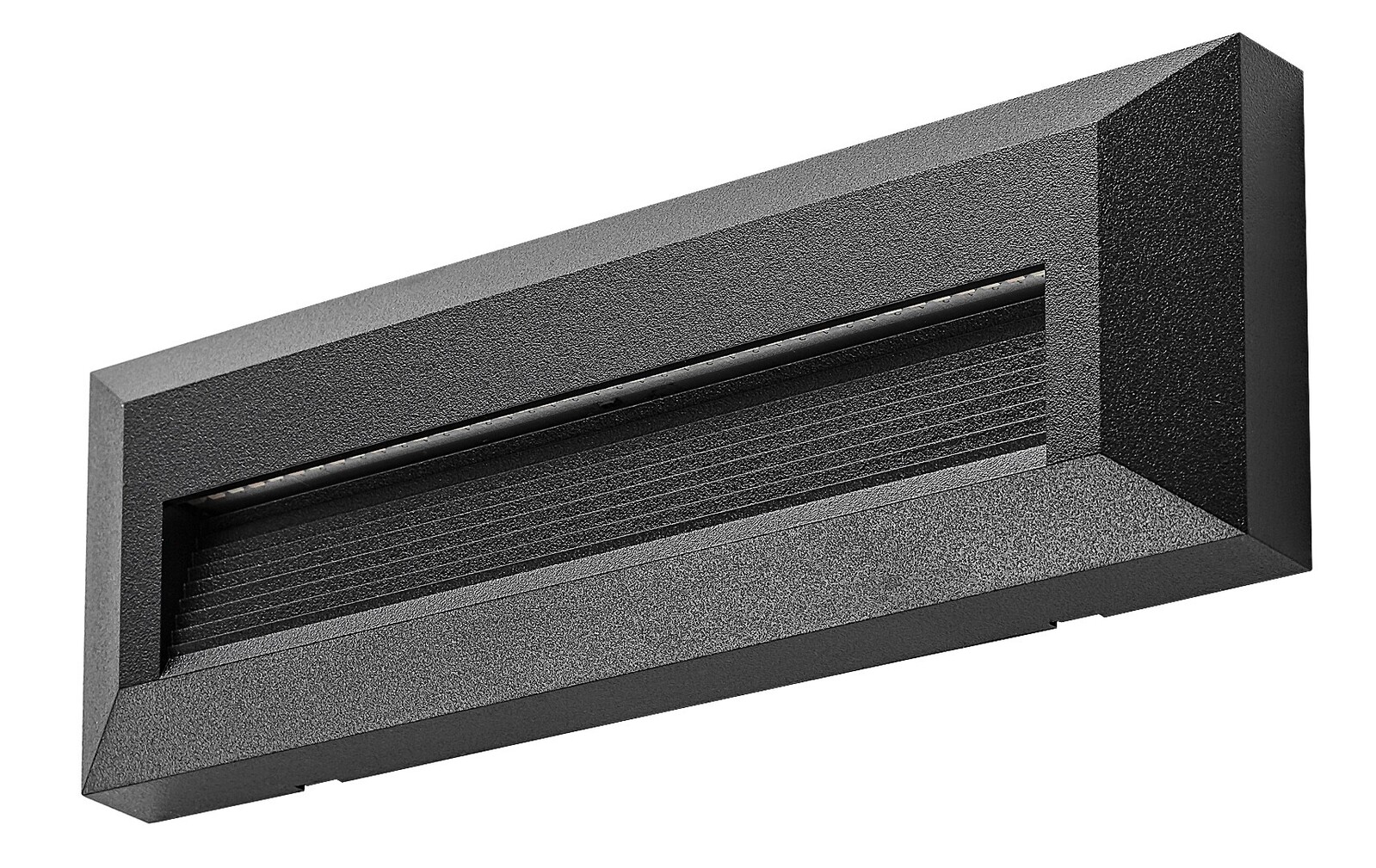 Rabalux Černé schodišťové LED svítidlo Kavala 6W IP65 CCT 77189