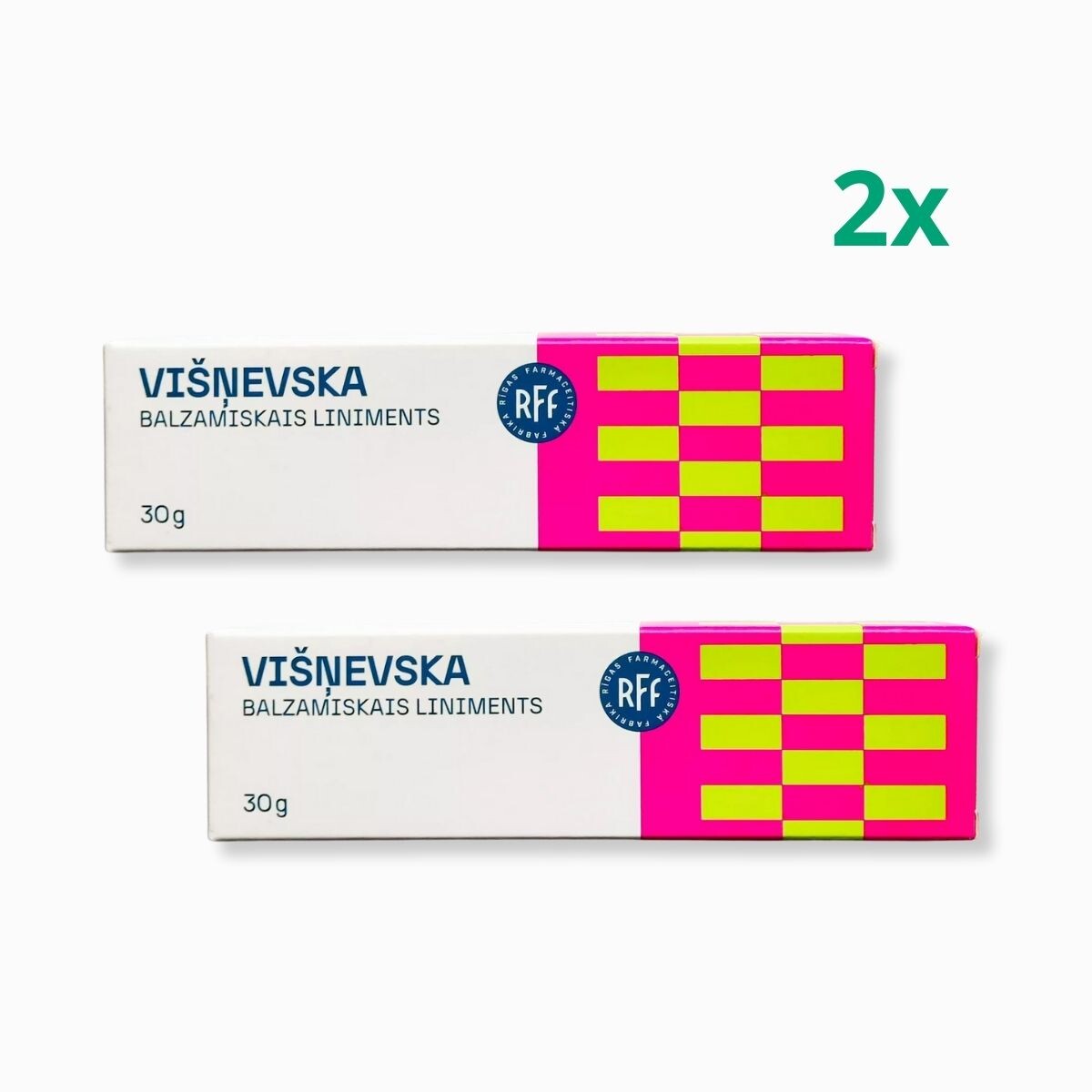 RFF Zvýhodněný set: 2x Višněvského balzám na revitalizaci pokožky - 30g - HealthNA