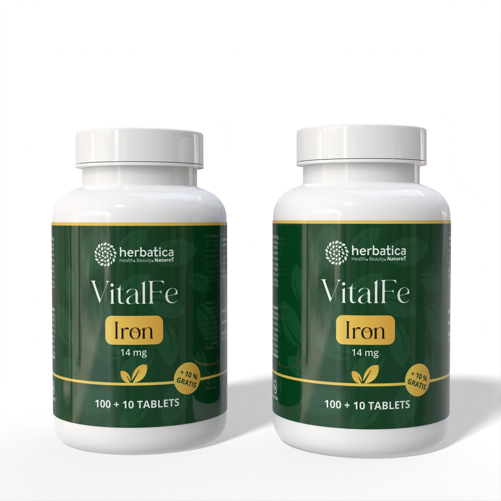 Zvýhodněný set: 2x Železo 14 mg – 110 tablet – Herbatica