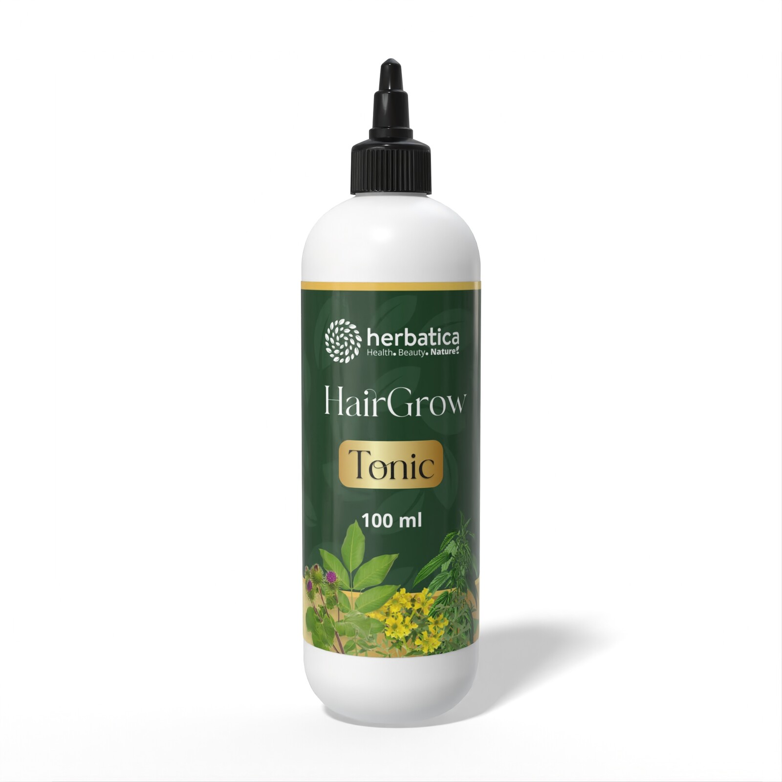 HairGrow Active Tonic – bylinné tonikum na podporu růstu vlasů – 100 ml - Herbatica