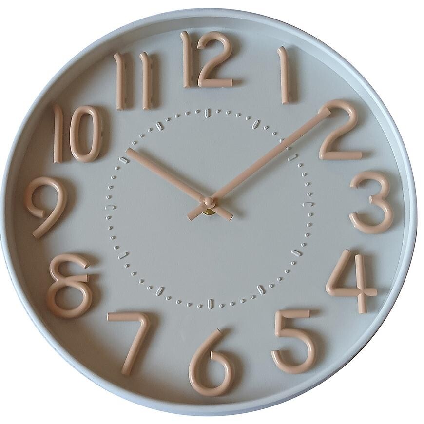 Nástěnné hodiny fi 30cm 3XYLJ25306 CR