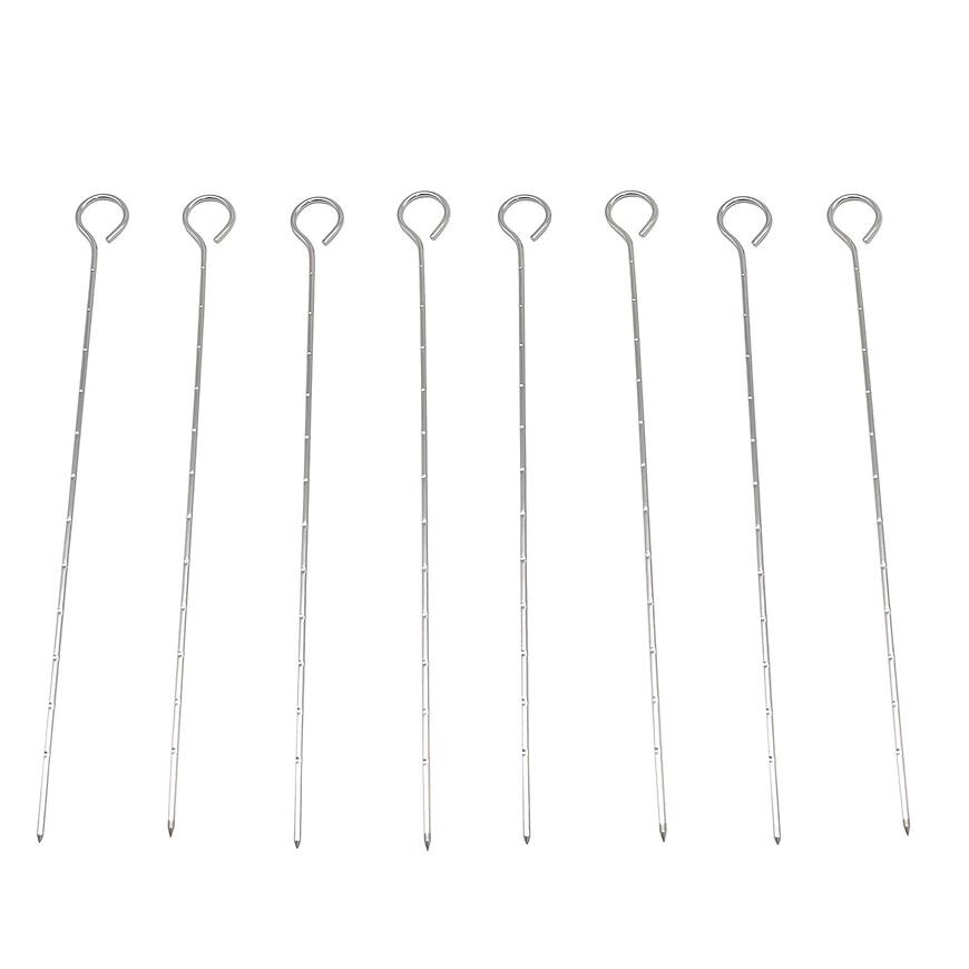 Grilovací jehly 8 ks 27 cm KY2708