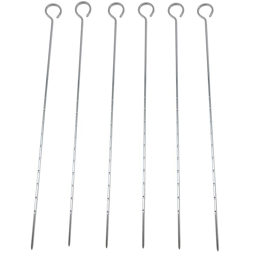 Grilovací jehly 9 ks 38 cm KY3806