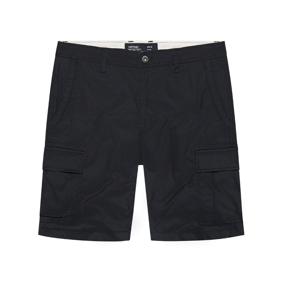Kraťasy Vintage Industries Rylan - černé, S